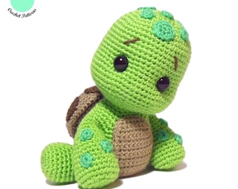 Crochet Turtle PATTERN, Amigurumi Tortoise Pattern PDF