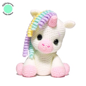 Crochet Unicorn PATTERN, Amigurumi Pony Pattern PDF image 2