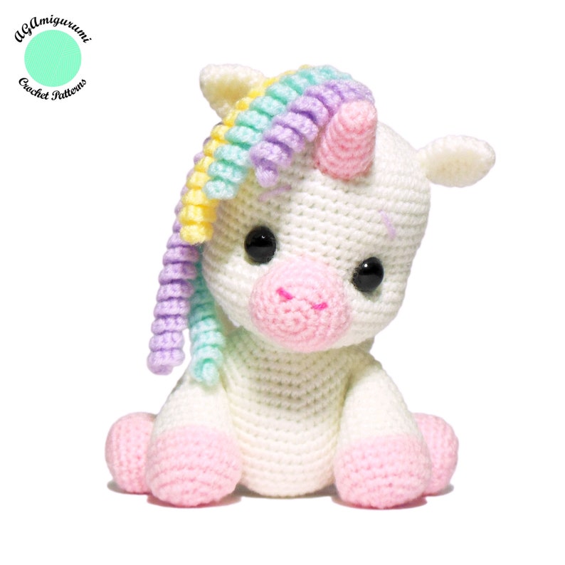 Crochet Unicorn PATTERN, Amigurumi Pony Pattern PDF image 2