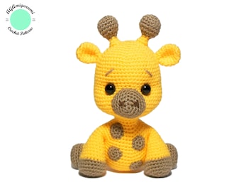 Giraffe Crochet PATTERN, Amigurumi Giraffe Pattern Pdf, Crochet Toy