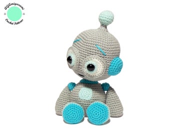 Crochet Robot PATTERN, Amigurumi Pattern PDF, Crochet Toy DIY