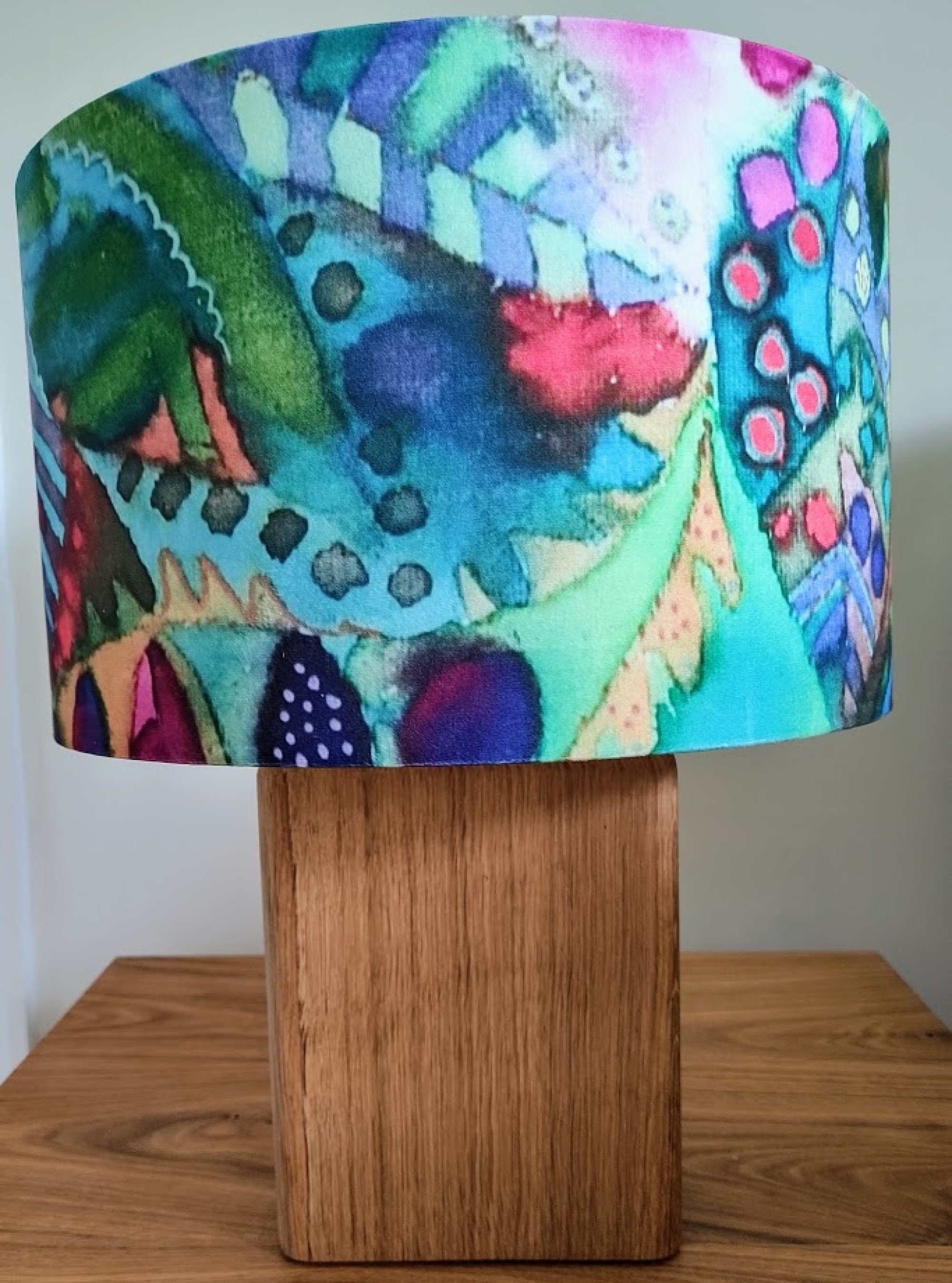 Oak Wooden Table Lamp Base handmade Oak Curved Lamp Base Etsy UK