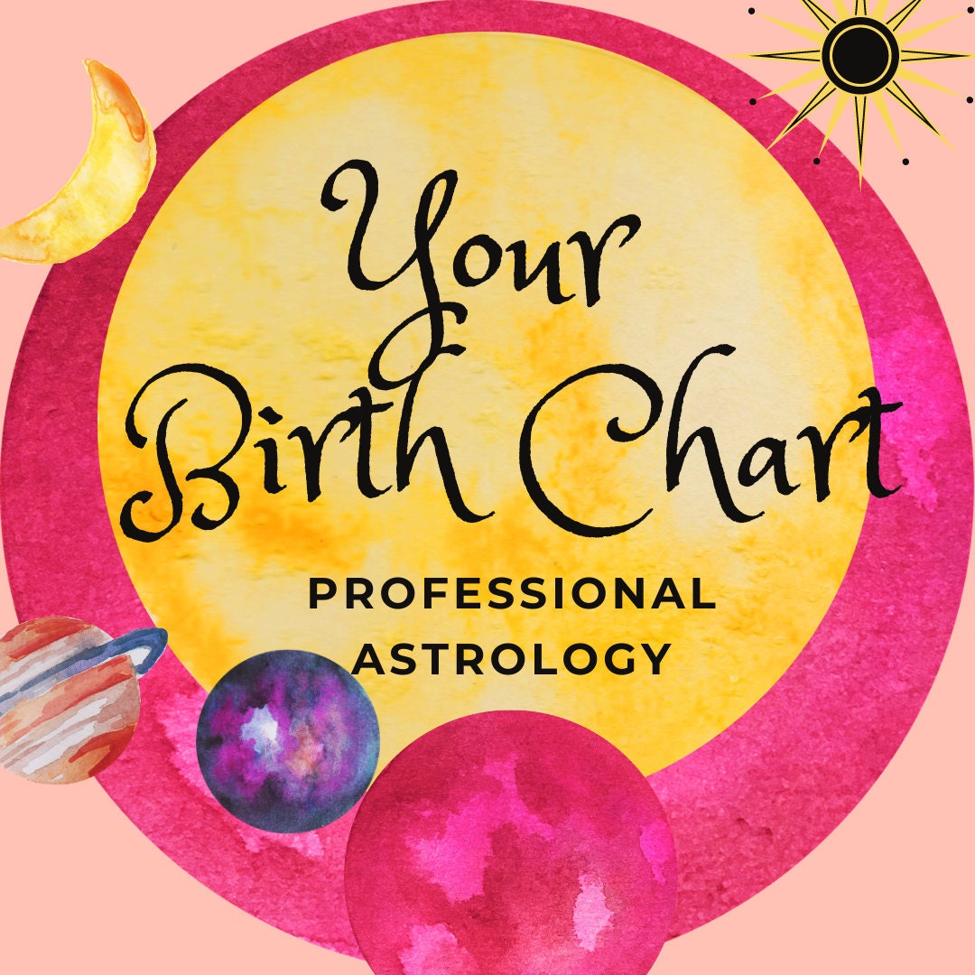 Birth Chart Reading Astrology Chart Reading Natal Chart Etsy