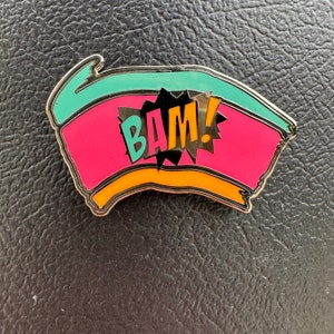 Broche de esmalte com logotipo de boxe de Jesse &quot;Bam&quot; Rodriguez