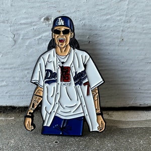 Peso Pluma Dodgers Enamel Pin