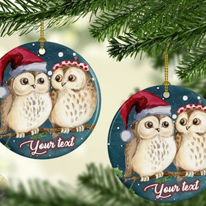 Personalized Name Christmas Ornament, Unique Christmas Name Ornament, Winter Ornament, Custom Made Gift,