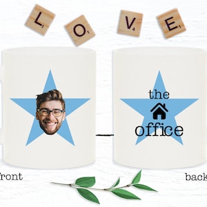 The Office Mug, The Home Office Mug, The Office TV Show Mug, The Home Office Gift, The Office Star Mug, Star Face Mug, Gift For Best Friend