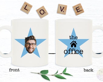 The Office Mug, The Home Office Mug, The Office TV Show Mug, The Home Office Gift, The Office Star Mug, Star Face Mug, Gift For Best Friend