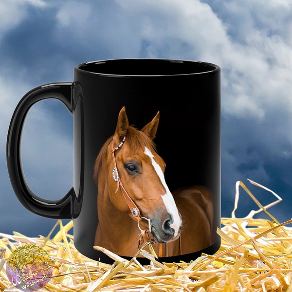 Horse Photo Mug, Custom Horse Mug, Custom Horse Gift, Personalized Horse Coffee Mug, Horse Lover Coffe Mug, Custom Animal Mug,