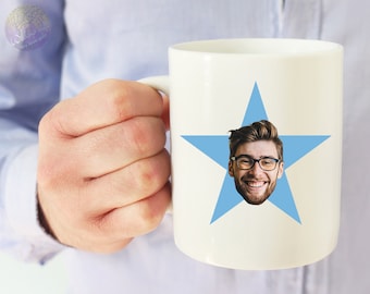The Office Mug, The Office TV Show Mug, The Office Gift, Best Boss Mug, The Office Star Mug, Star Face Mug, Office Birthday Mug, Boss Gift