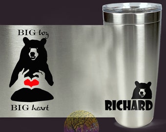 Personalized Tumbler, Custom Name Tumbler, Gift For Husband, Gift For Boyfriend, Birthday Gift Men, Gift For Him, Christmas Gift For Friend
