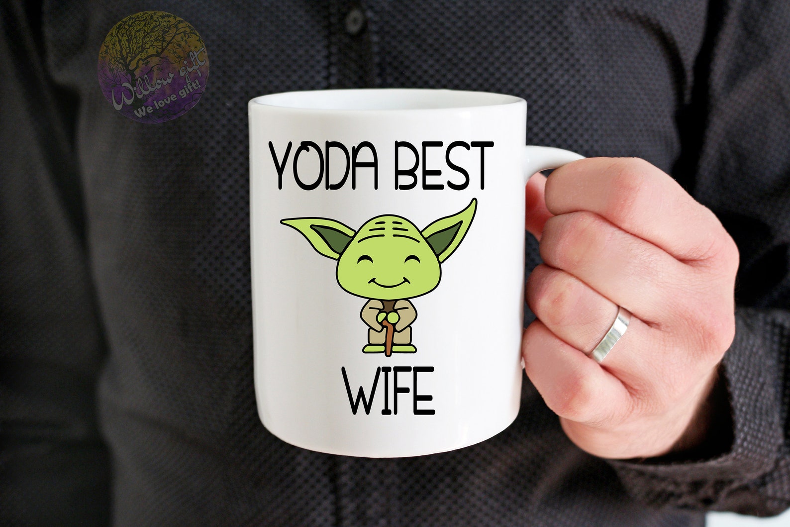 Yoda Best Wife Mug Yoda Best Wife Gift Best Wife Coffee Mug Etsy