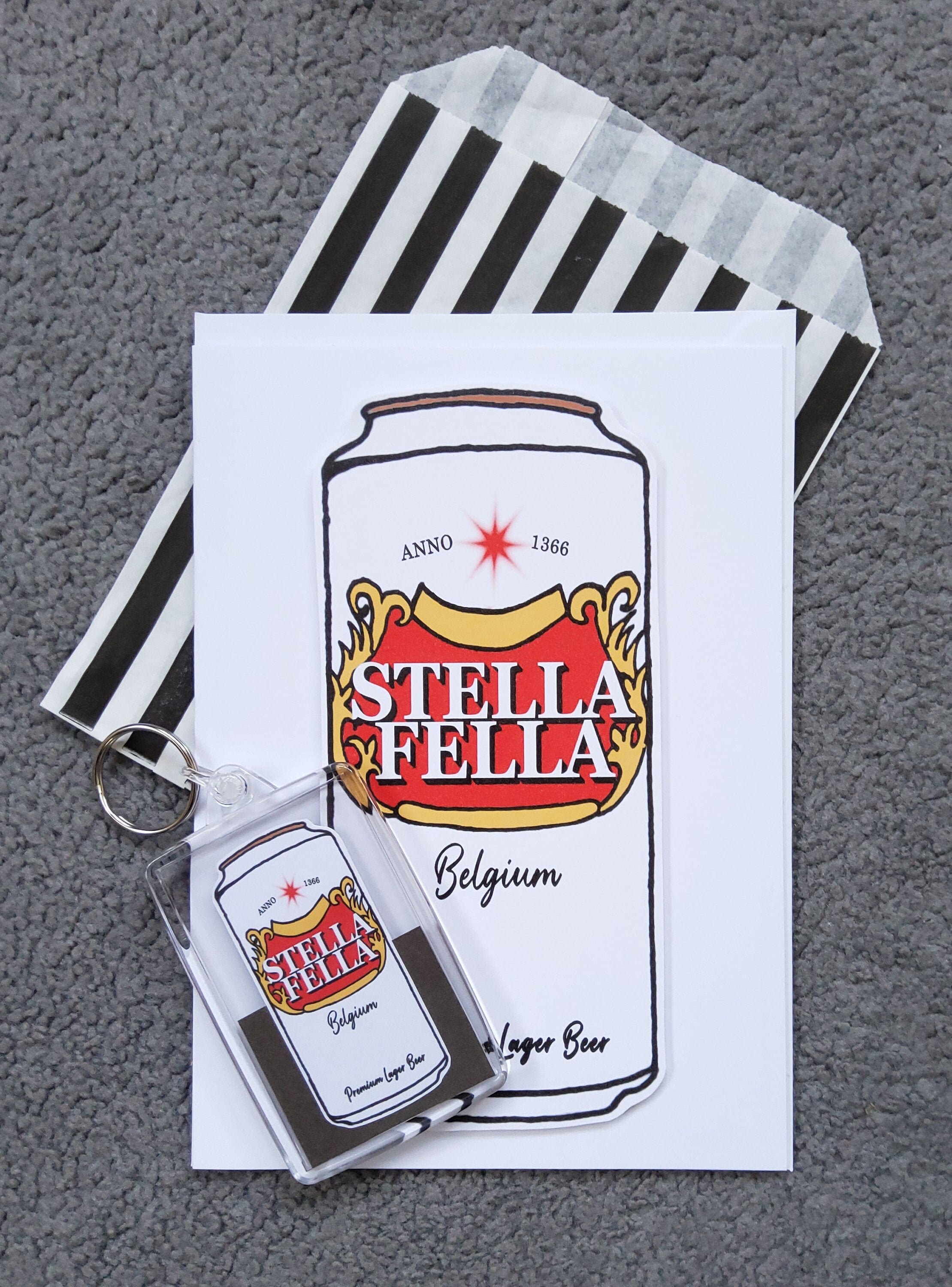 STELLA Gift Set Fathers Day Gift Set for Him Beer Lover Etsy