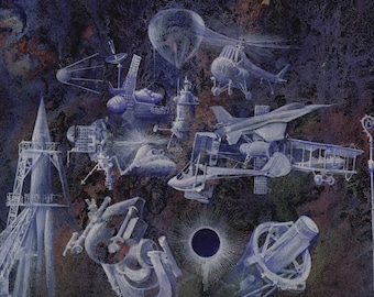 Per aspera ad astra - original graphic work by Andrej Dugin.