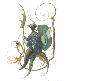 Fine Art Print - KNIGHT_1  by Olga Dugina and Andrej Dugin
