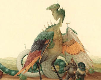 Fine Art Print - THE DRAGON - by Olga Dugina and Andrej Dugin