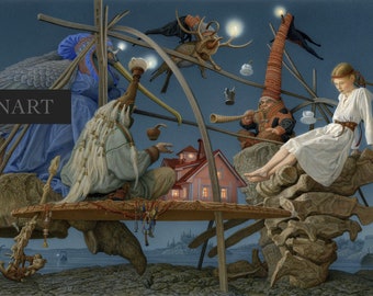 Fine Art Print - THE NIGHT by Andrej Dugin