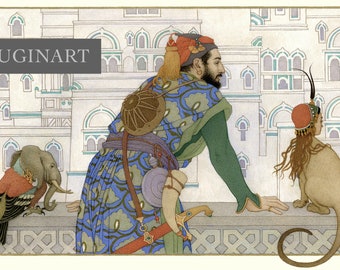 Fine Art Print - 1001 ARABIAN NIGHTS by Olga Dugina