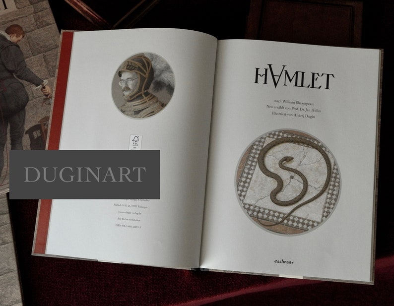 HAMLET - Book With Pictures by Andrej Dugin - Etsy