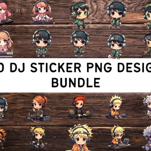 Dj Sticker Bundle | Beast Dj | Rottweiler DJ | Tierliebhaber | Musikliebhaber | Dj Sticker | Hunde Sticker | PNG | Sofort Download