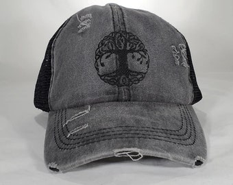 Tree of Life Ponytail Hat