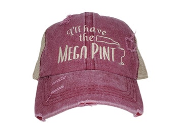 Mega Pint Ponytail Hat Johnny Depp Trial - 5 Color Options