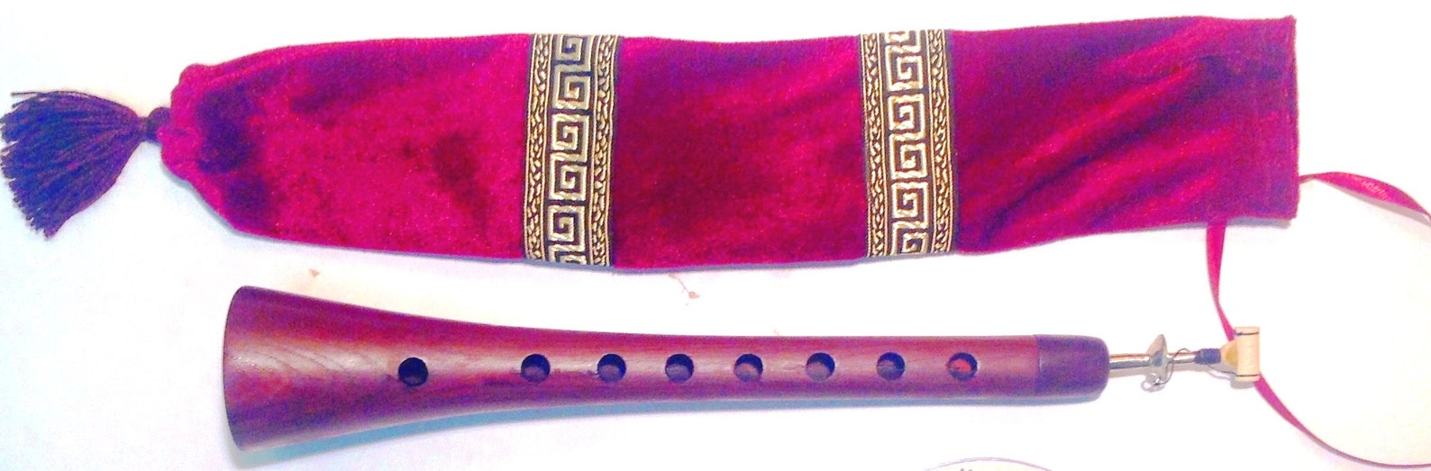 Handmade.professional Zurna 2 Reed Apricot Wood Flute Cloth Etsy