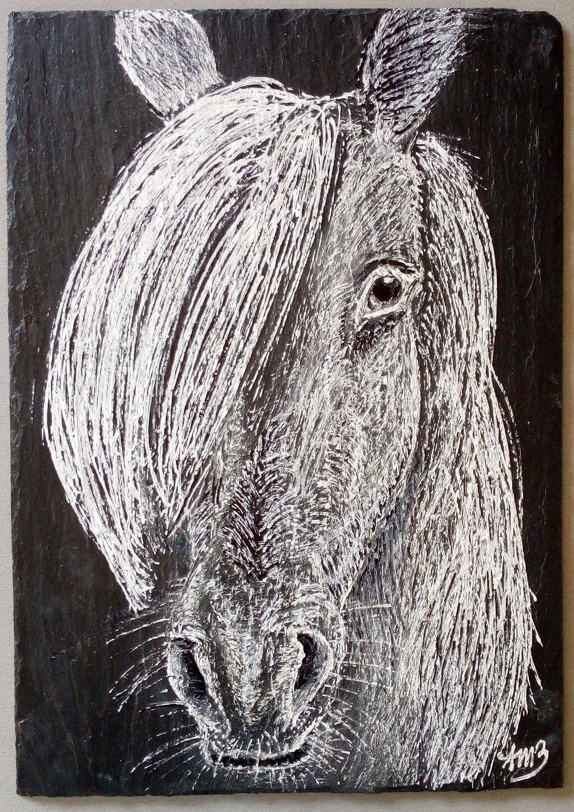 Peinture sur Ardoise