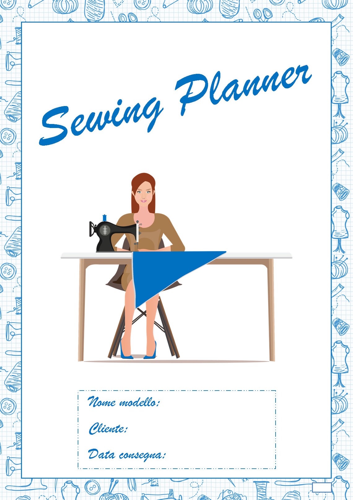 Sewing Planner, A4 Printable PDF, Sewing Project for Men and Women - Etsy