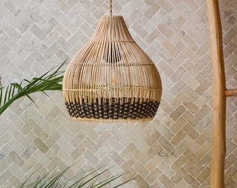 Rattan Light Shade Etsy