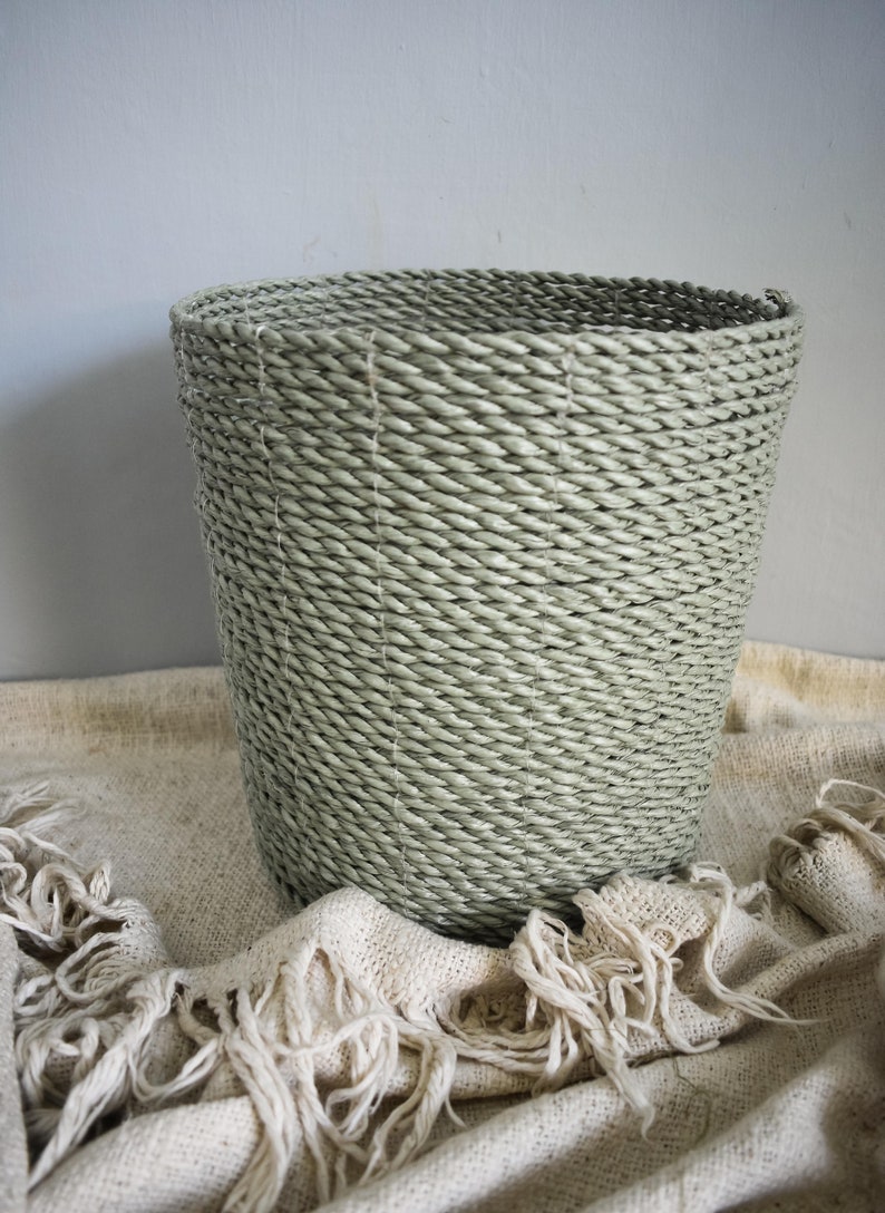 Natural wicker basket seagrass baskets dry banana leaf Etsy