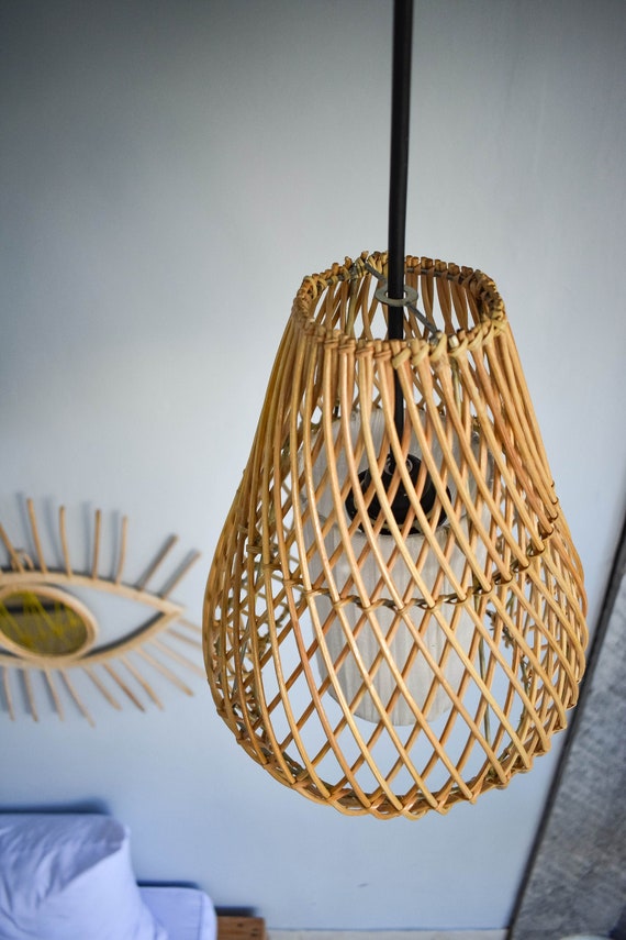 KANAWA LAMPSHADE Handmade rattan lamp shade, Wicker lamp, Rustic pendant light, chandelier, boho Pendant Light, Woven Lamp, light shade KANAWA LAMPSHADE Handmade rattan lamp shade, Wicker lamp, Rustic pendant light, chandelier, boho Pendant Light, Woven Lamp, light shade