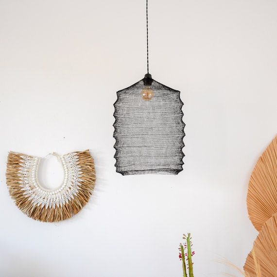 Silver wire cheap lampshade