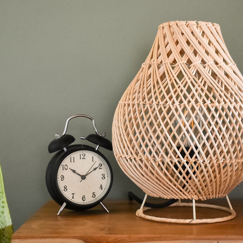 TAMBORA handmade rattan lamp shade for 