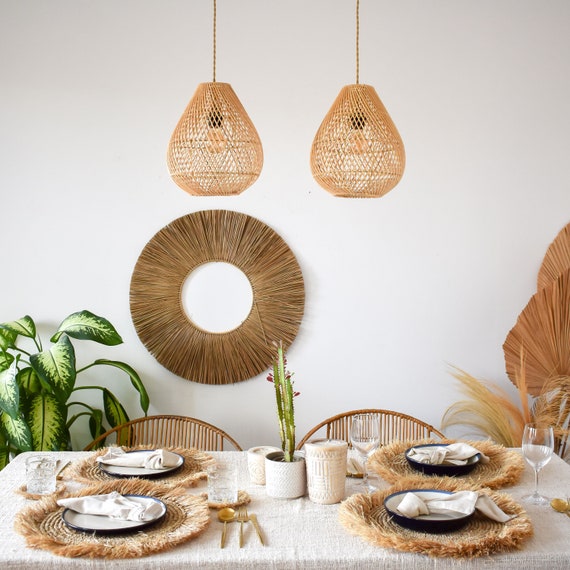 Plug in rattan light online