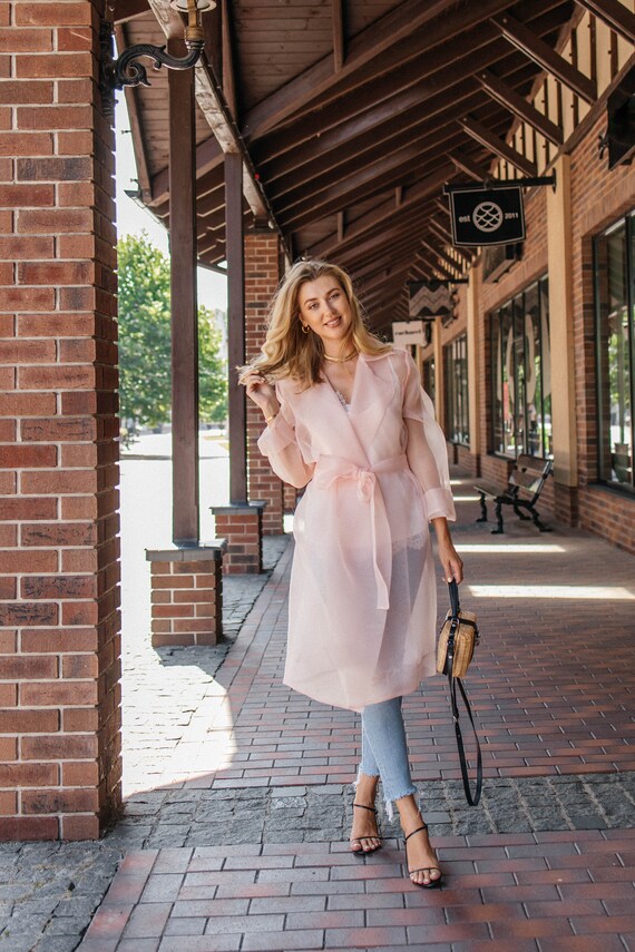 SILK ORGANZA COAT Trench Wedding 