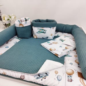 Fasciatoio, fasciatoio morbido, regalo per baby shower, regalo neonato, fasciatoio safari, tappetino leoni, fasciatoio con palloncini,