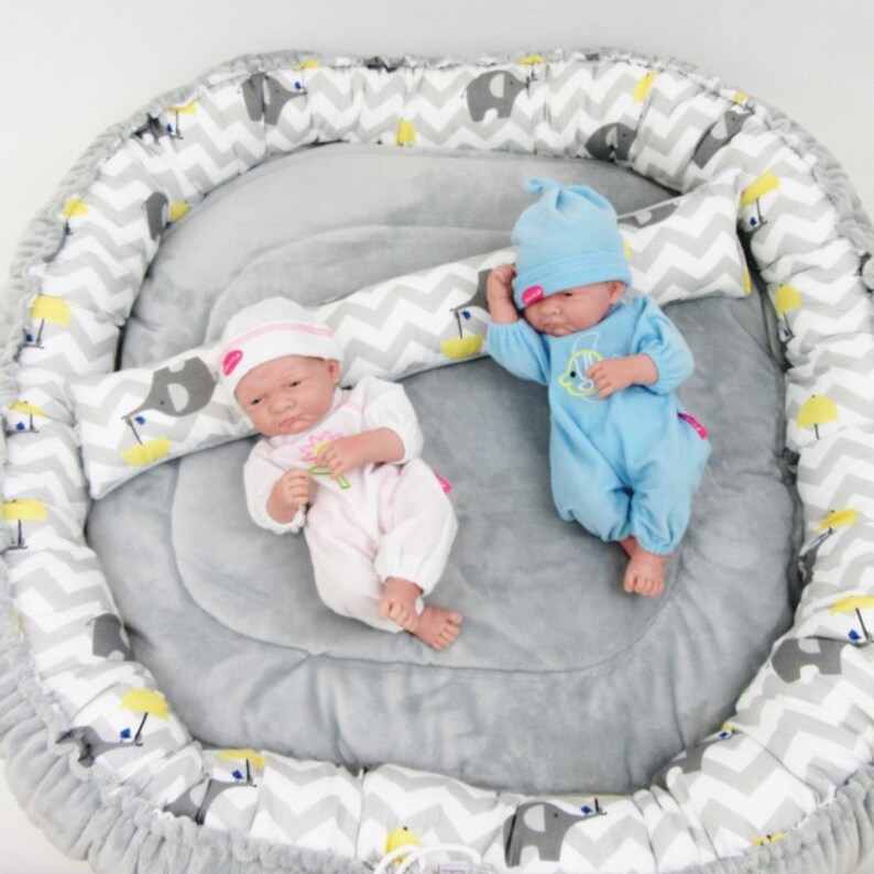 Set for Twins Cocoon for Twins Mat for Twins Cot for Twins Etsy