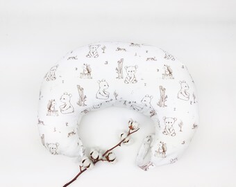 Adjustable nursing pillow, flat nursing pillow, nursing pillow with pillowcase, comfortable nursing pillow