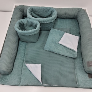 Matelas à langer, matelas à langer, table à langer douce, cadeau baby shower, cadeau nouveau né Set 4