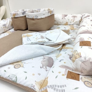 Tapis à langer, tapis à langer doux, cadeau de naissance, cadeau de naissance, tapis à langer ours en peluche, tapis à langer animaux de la forêt