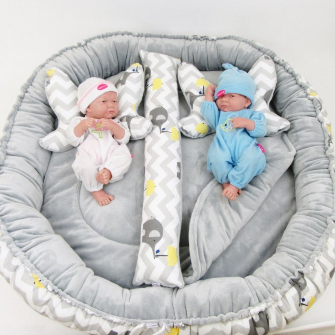 Set for Twins Cocoon for Twins Mat for Twins Cot for Twins Etsy