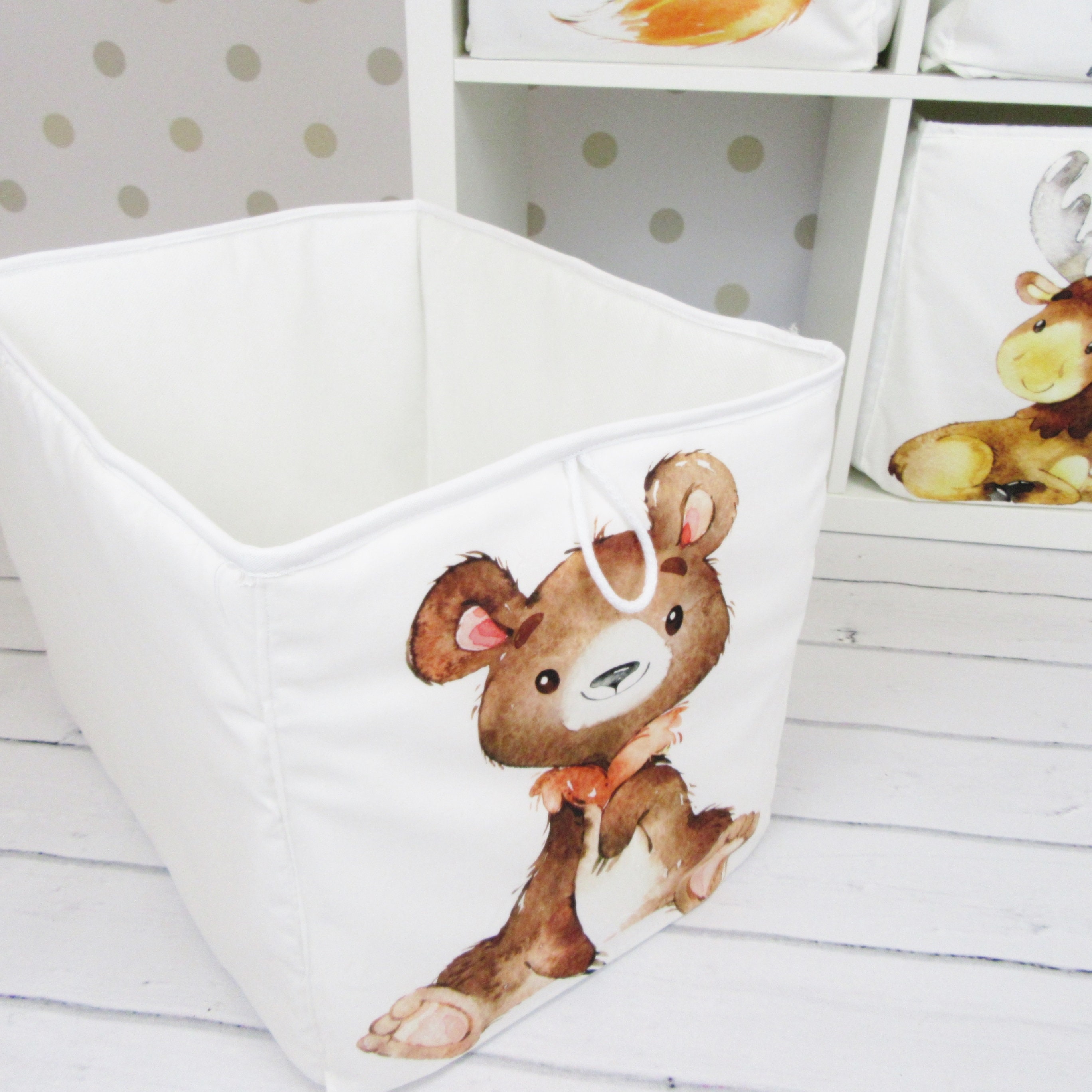 Box for Ikea Kallax Ikea Container Bowl Box Forest Animals Etsy