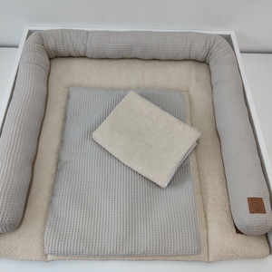 Matelas à langer, matelas à langer, tapis de table à langer, cadeau baby shower, cadeau nouveau né Set 3