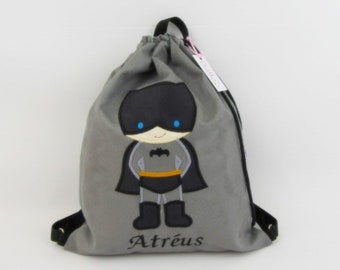 personalized batman backpack