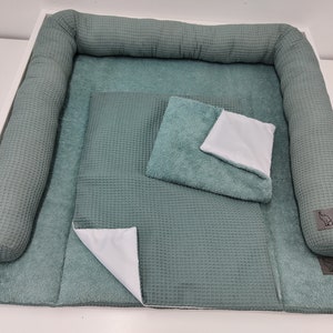 Matelas à langer, matelas à langer, table à langer douce, cadeau baby shower, cadeau nouveau né Set 3