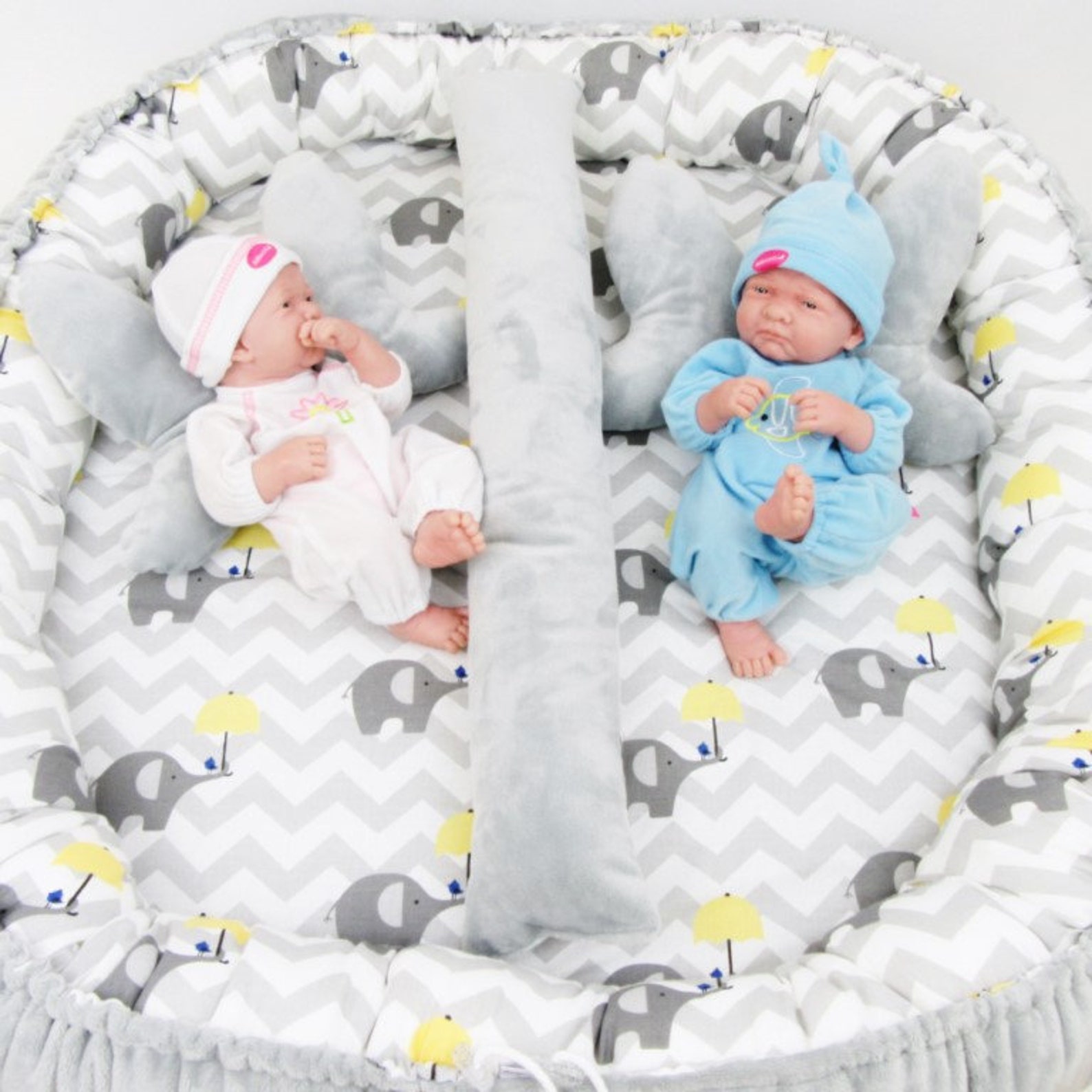 Set for Twins Cocoon for Twins Mat for Twins Cot for Twins Etsy