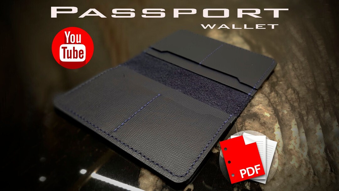 Passport Holder Cover Wallet Digital PDF Pattern - Etsy