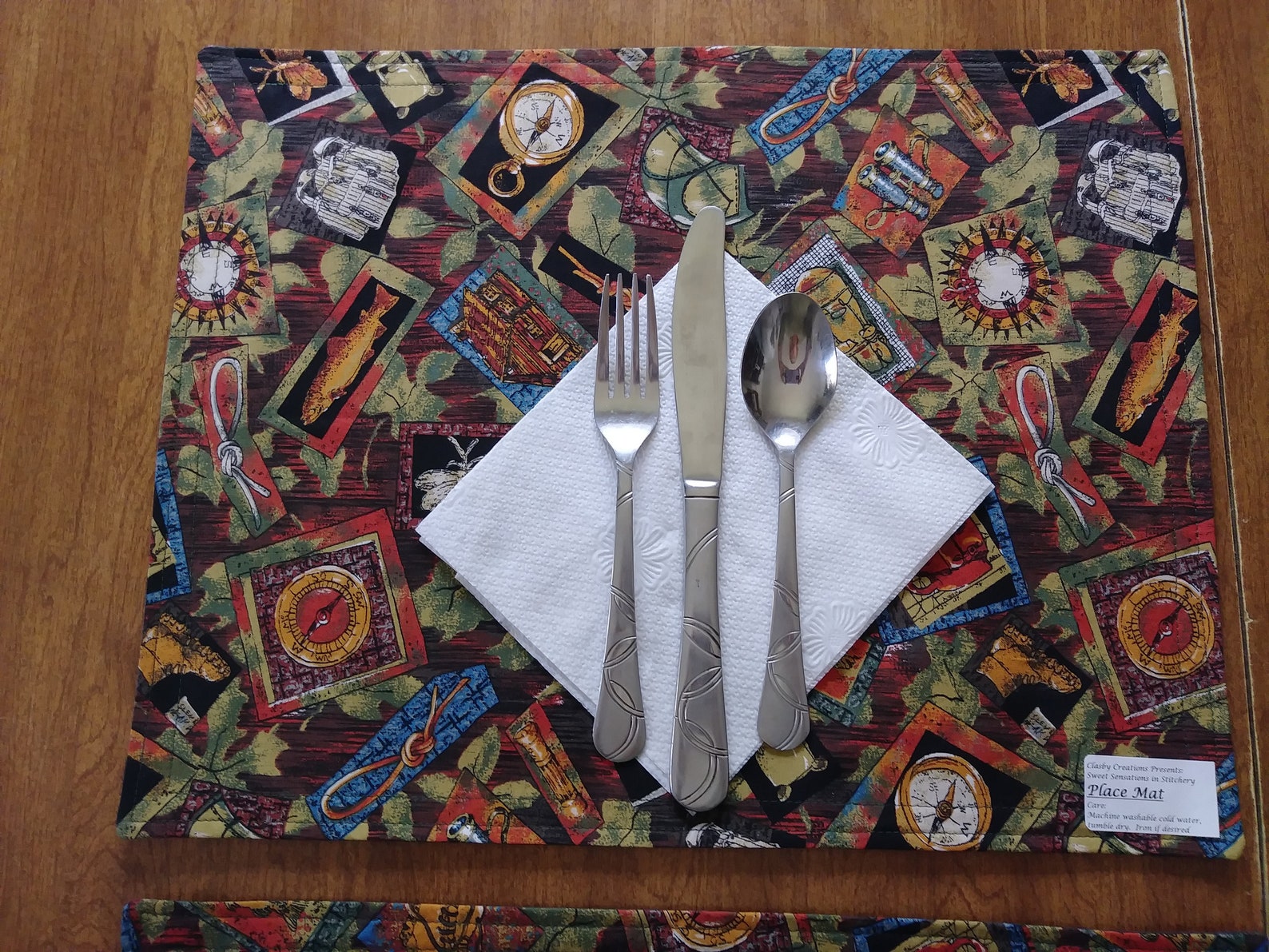 Camping Placemats Etsy