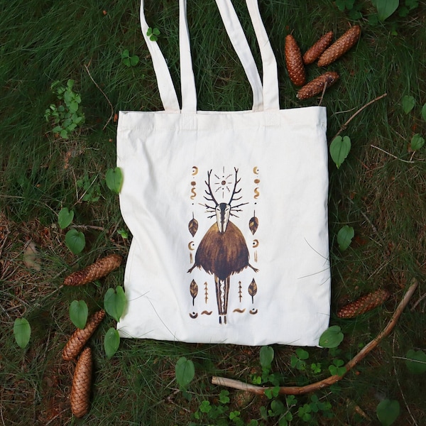 Shamanic leshy | eco cotton bag